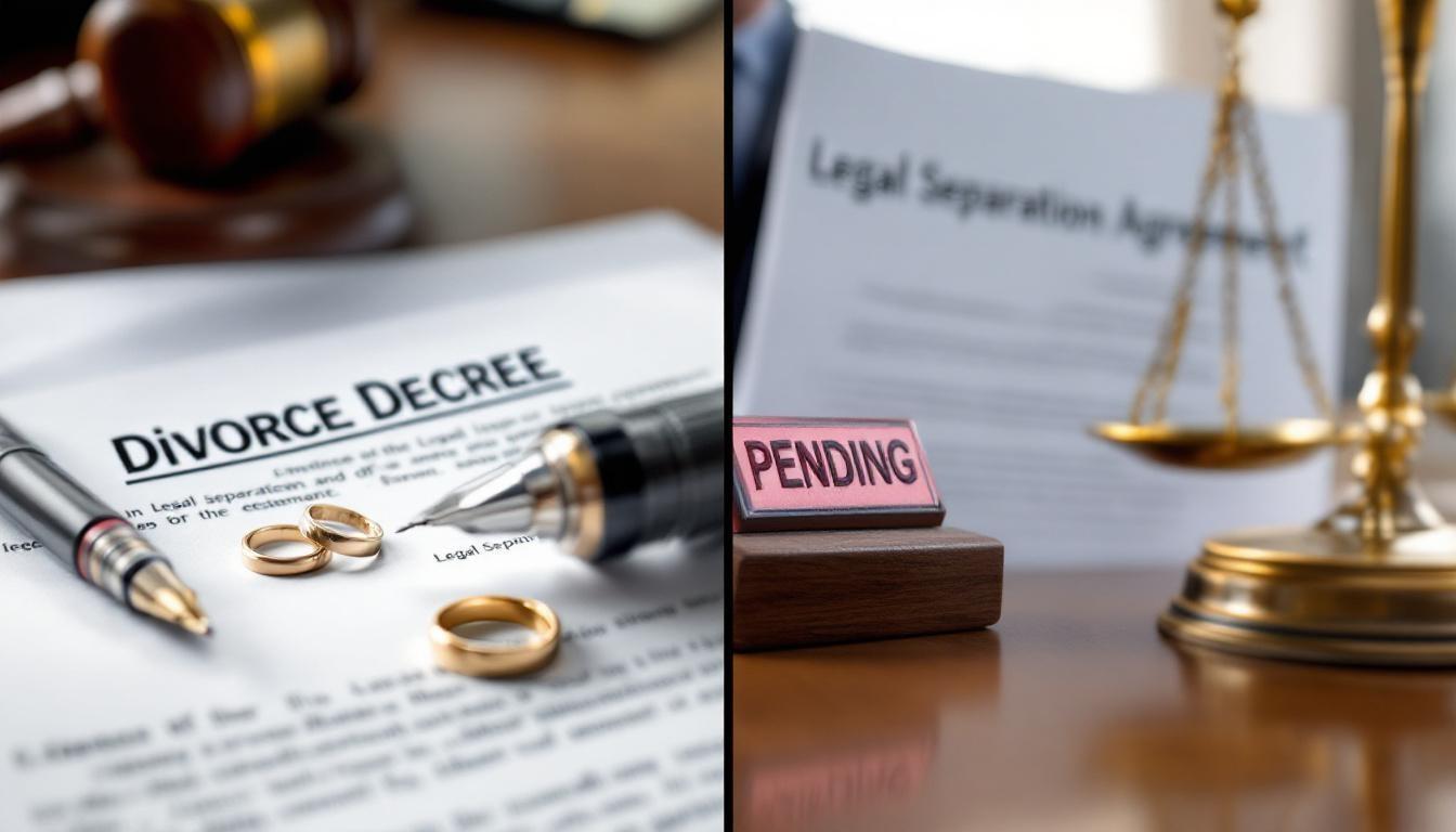 What's the Difference Between Divorce and Legal Separation?