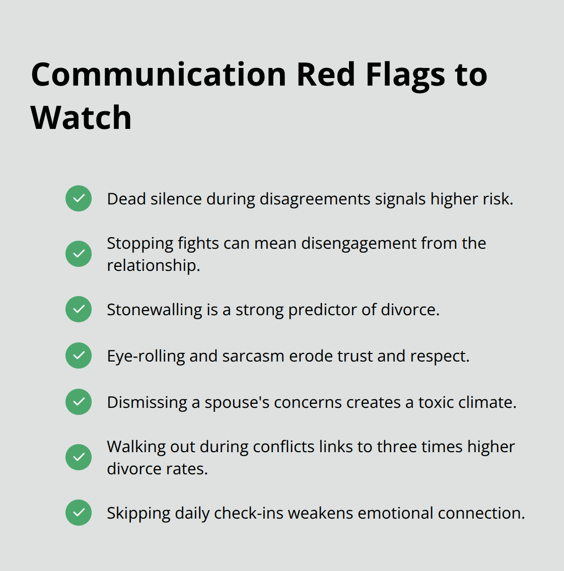 Key warning signs of destructive communication patterns that predict divorce risk - biggest reason for divorce