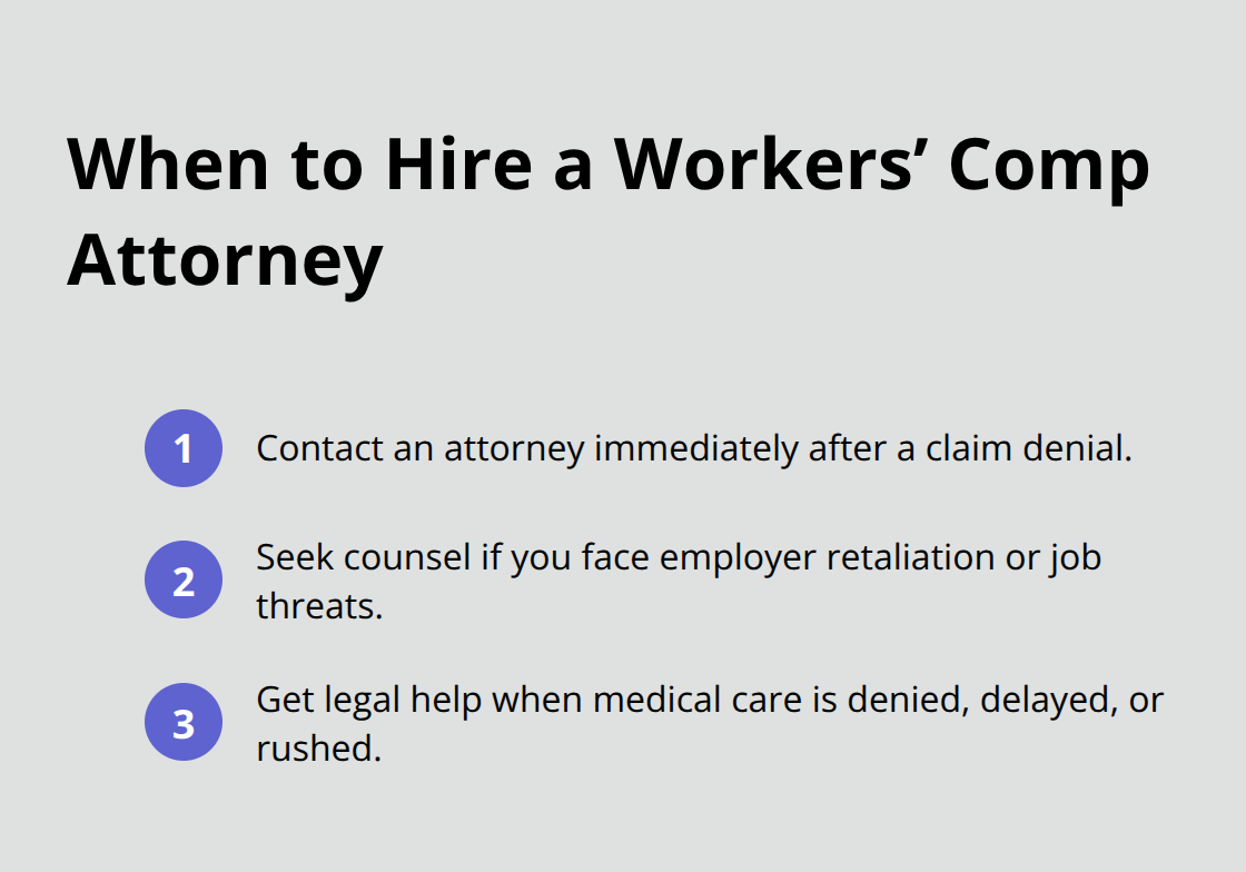 Top triggers to hire a workers’ compensation attorney in the U.S. - workers comp legal advice